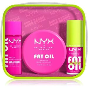 NYX Professional Makeup Fat Oil Body sada na tělo s vůní Suga Baddie 3 ks obraz