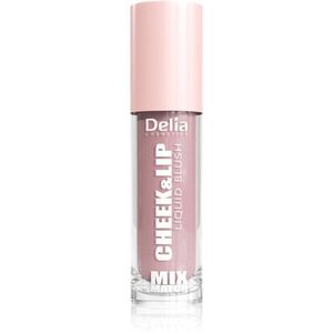Delia Cosmetics Mix&Match Cheek & Lip Liquid Blush tekutá tvářenka na rty a tváře odstín 02 4 ml obraz