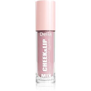 Delia Cosmetics Mix&Match Cheek & Lip Liquid Blush tekutá tvářenka na rty a tváře odstín 03 4 ml obraz
