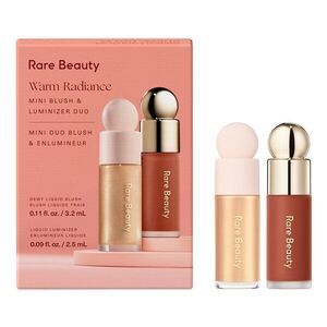 RARE BEAUTY - Warm Radiance Mini Blush & Luminizer Duo – Mini duo tvářenky a rozjasňovače obraz