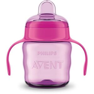 Philips Avent Classic SCF551/03 6 m+ hrnek s držadly Pink 1 ks obraz