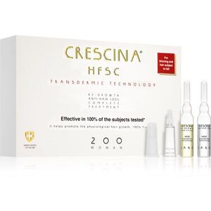 Crescina Transdermic 200 Re-Growth and Anti-Hair Loss péče pro podporu růstu a proti vypadávání vlasů pro ženy 20x3, 5 ml obraz