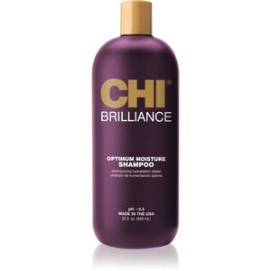 CHI Brilliance Optimum Moisture Shampoo hydratační šampon pro lesk a hebkost vlasů 355 ml obraz