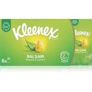 Kleenex Balsam BalmCare papírové kapesníky 8x9 ks obraz