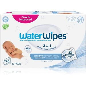 WaterWipes Baby Wipes 12 Pack dětské jemné vlhčené ubrousky 12x60 ks obraz
