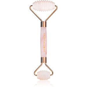 Crystallove Rose Quartz 3D Teeth Roller masážní váleček na obličej 1 ks obraz