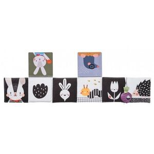 Taf Toys Pram Book Urban Garden kontrastní edukativní knížka 1 ks obraz