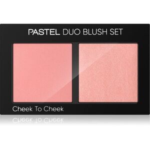 Pastel Profashion Duo Blush Set Cheek To Cheek paleta tvářenek odstín 10 Hot Pink 2x4.3 g obraz