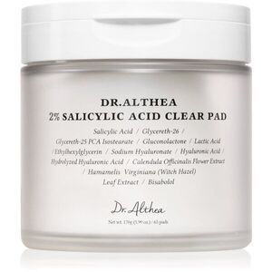 Dr. Althea 2% Salicylic Acid Clear Pad exfoliační čisticí polštářky s kyselinou salicylovou 65 ks obraz