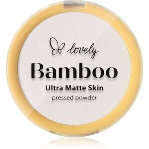 Lovely Bamboo Pressed Powder matující pudr odstín Transparent 1 ks obraz
