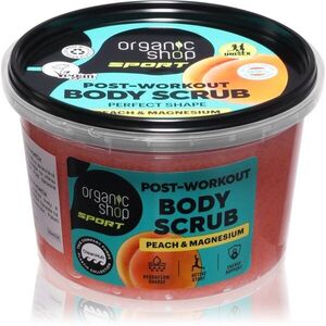 Organic Shop Sport Peach & Magnesium tělový peeling 250 ml obraz