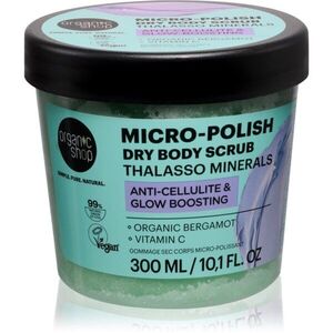 Organic Shop Thalasso Micro-Polish Dry Body Scrub rozjasňující tělový peeling na pokožku s celulitidou 300 ml obraz
