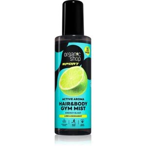 Organic Shop Sport Lime & Bergamot osvěžující mlha na tělo a vlasy 200 ml obraz