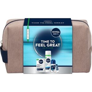 NIVEA MEN Time to Feel Great dárková sada pro citlivou pleť obraz