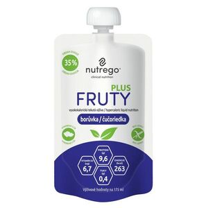 NUTREGO Fruty plus výživa borůvka 4 x 175 ml obraz