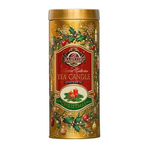 BASILUR Festival candle gold edice černý čaj 75 g + čajová svíčka 11 g obraz