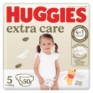 HUGGIES Dětské plenky Extra Care 5 velikost 11-25 kg 50 kusů obraz