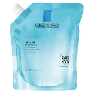 LA ROCHE-POSAY Lipikar Surgras Zvláčňující sprchový gel náplň 400 ml obraz