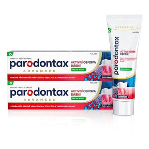 PARODONTAX Zubní pasta Fresh Mint Aktivní obnova dásní 2 x 75 ml obraz