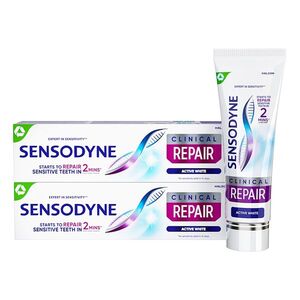 SENSODYNE Clinical Repair Active White zubní pasta 2 x 75 ml obraz