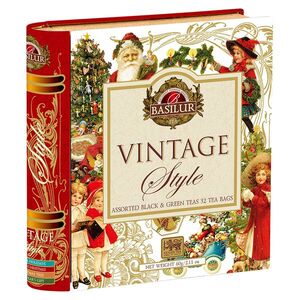 BASILUR Vintage book assorted plech 32 sáčků obraz