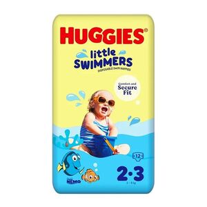 HUGGIES Little swimmers 2/3 plavecké kalhotky 12 kusů obraz