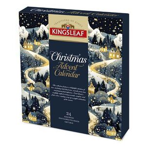 KINGSLEAF Xmas adventní kalendář 11 druhů čajů 24 sáčků obraz