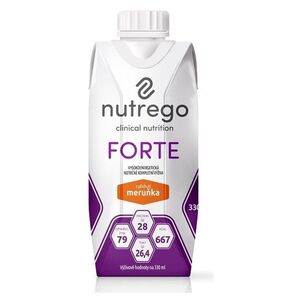 NUTREGO FORTE Výživa meruňka 12 x 330 ml obraz