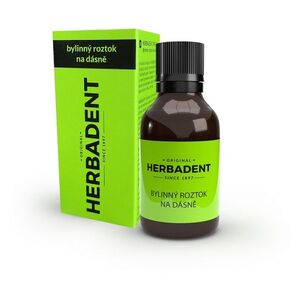 HERBADENT Bylinný roztok na dásně 25 ml obraz