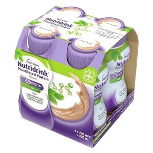 NUTRIDRINK® PlantBased Protein 2.0 s příchutí cappuccino 4 x 200 ml obraz