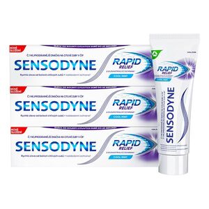 SENSODYNE Rapid Zubní pasta 3 x 75 ml obraz