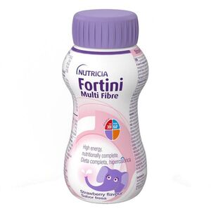 Fortini Pro děti s vlákninou Jahoda 200 ml obraz