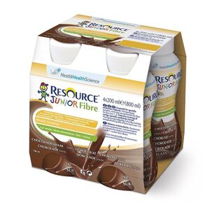 RESOURCE® Junior Fibre kakaový 4x200 ml obraz