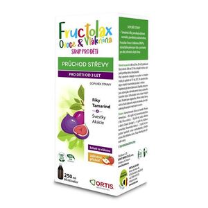 Ortis Fructolax Sirup Ovoce & Vláknina 250 ml obraz
