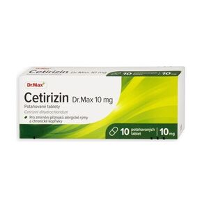 Dr. Max Cetirizin 10 mg 10 tablet obraz