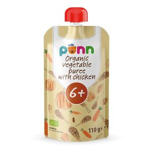 SALVEST Põnn BIO Kuřátko se zeleninovým pyré 110 g obraz