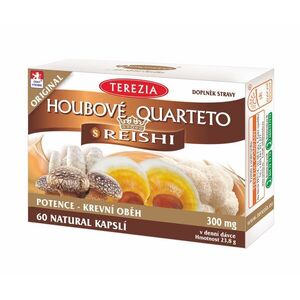 Terezia Houbové Quarteto s reishi 60 kapslí obraz