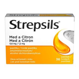 Strepsils Med a citron 36 pastilek obraz