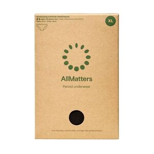 AllMatters Menstruační kalhotky - bikiny vel. XL 1 ks černé obraz