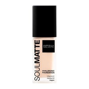 Gabriella Salvete Soulmatte Foundation Hyaluronic 02 Cold Ivory make-up 30 ml obraz