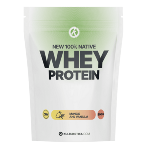 Kulturistika.com New 100% Whey Protein 800g - mango, vanilka obraz