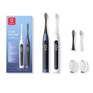 Oclean X Lite duo set sonické kartáčky bílá-modrá obraz