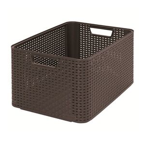 Curver Úložný box Rattan Style2 L 1 ks hnědý obraz