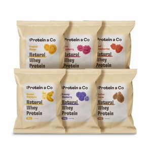 Protein a Co NATURAL WHEY PROTEIN sada vzorků 6x30g obraz