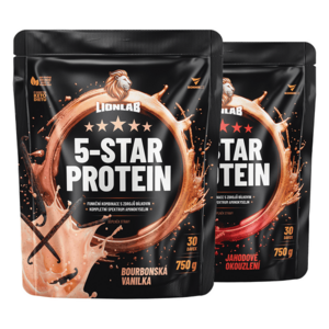 Lionlab 5-Star Protein AKCE 1+1 vanilka&jahoda obraz