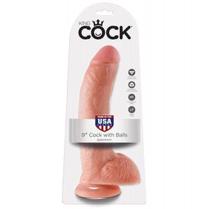 Pipedream Pipedream King Cock 9” Big Dildo with balls obraz