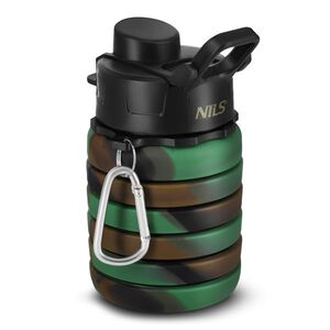 Nils Skládací silikonová láhev NC4106 500ml zelená obraz