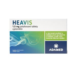 HEAVIS 1, 5 mg 100 potahovaných tablet obraz
