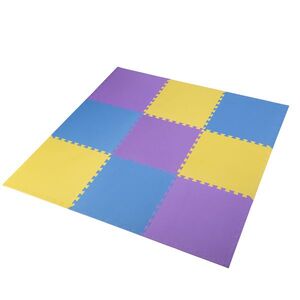 One Fitness Ochranná puzzle podložka MP10 žlutá-modrá-fialová obraz