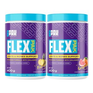 6Pak Nutrition Kloubní výživa Flex Pak 400 g - akce 1+1 ananas + pomeranč obraz